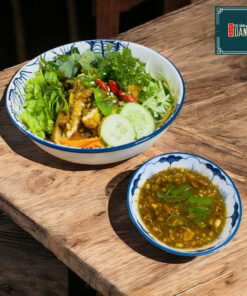 Bún Trộn Nước Lèo Huế Chay