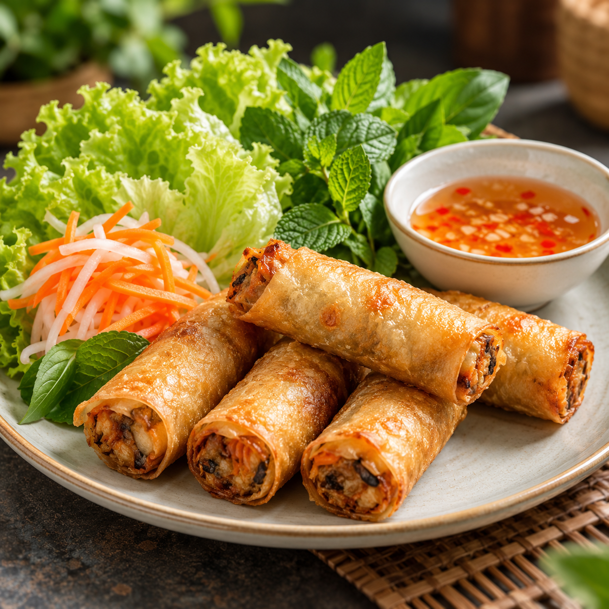 Chả giò chay Tuệ Đăng Quang