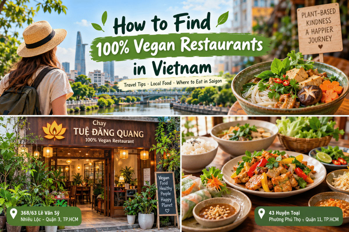 How to Find 100% Vegan Restaurants in Vietnam
